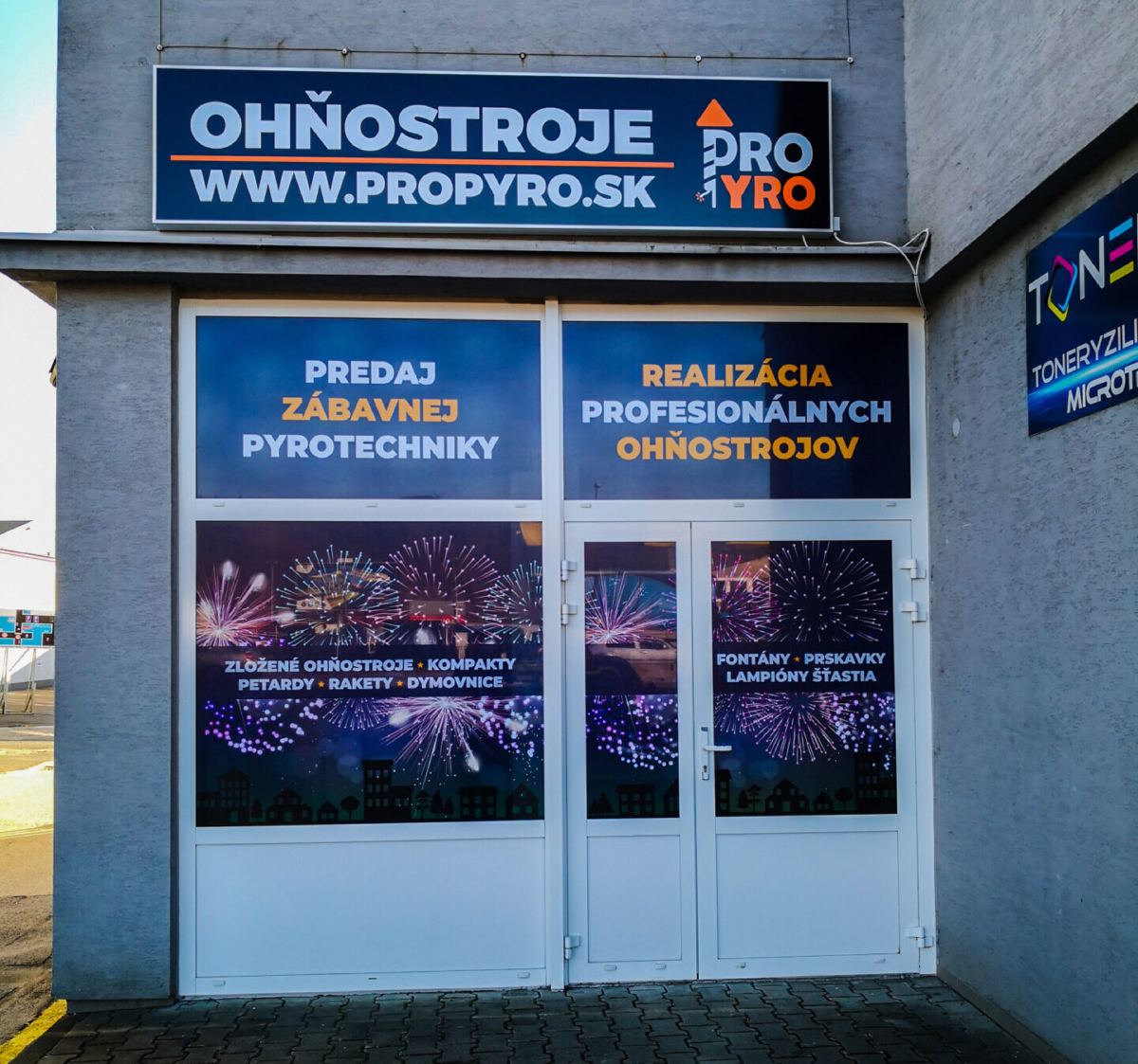 Predajňa PROPYRO v Žiline